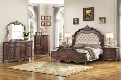Constantine - 5/0-6/6 Queen/King Panel Side Rails - Cherry
