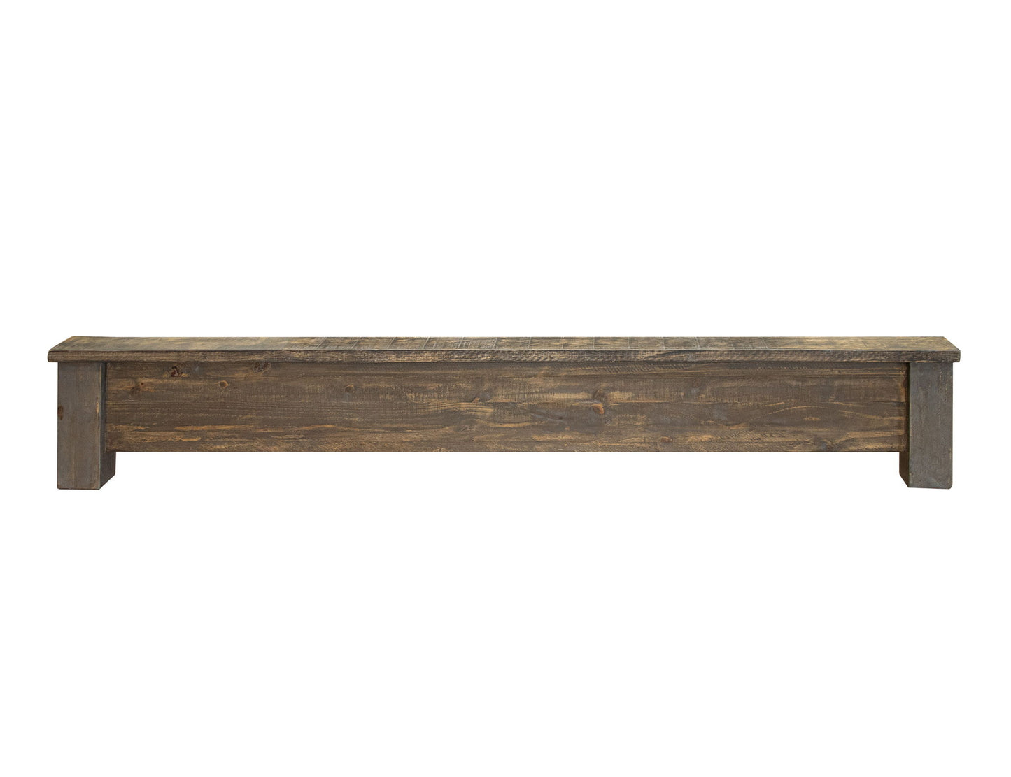 Loft - King Platform (6/6 Platform And Rails) - Two Tone Gray / Brown