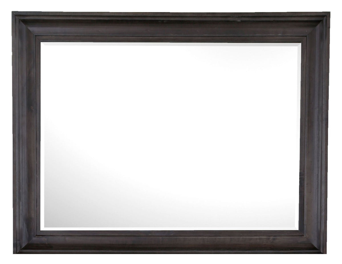 Calistoga - Mirror In Weathered Charcoal - Weathered Charcoal