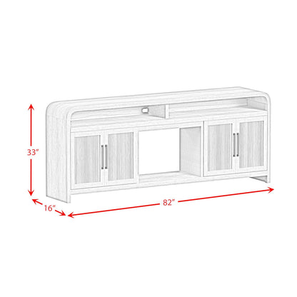 Ridgemont - 3 Piece Entertainment Unit With 82" TV Console