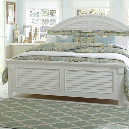 Summer House - Queen Panel Footboard - Oyster White