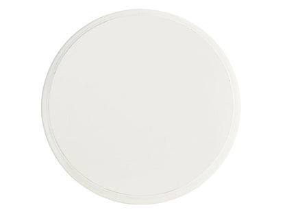 Ivory Key - Edgehill Round Lamp Table - White