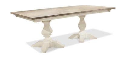 Myra - Rectangular Dining Table Top - Natural / Paperwhite