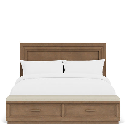 Cascade - Queen Panel Footboard - Casual Mink