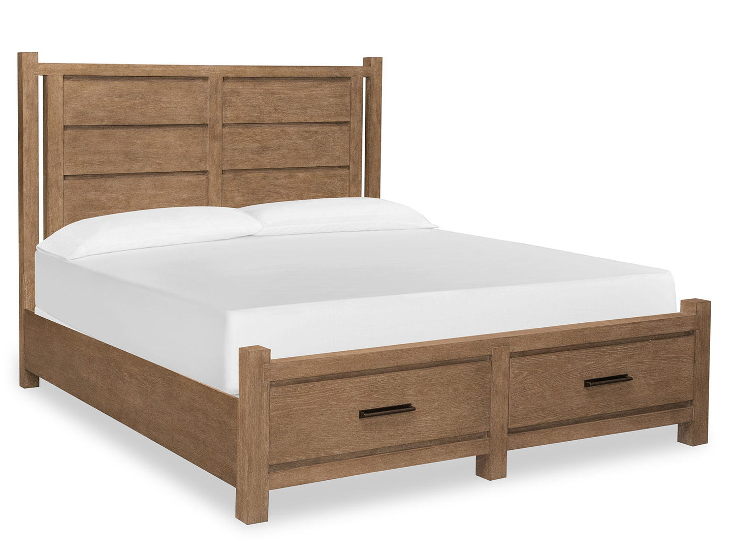 Plum Creek - King Panel Headboard - Sierra Brown
