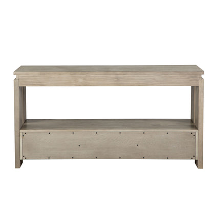 Conrad - Rectangular Sofa Table - Stone Harbor Gray