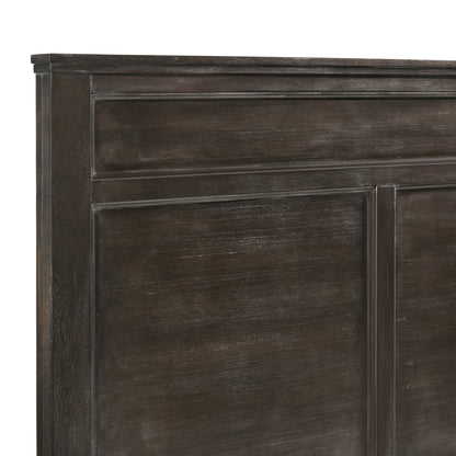 Andover - 5/0 Queen Headboard, Footboard & Slats - Nutmeg