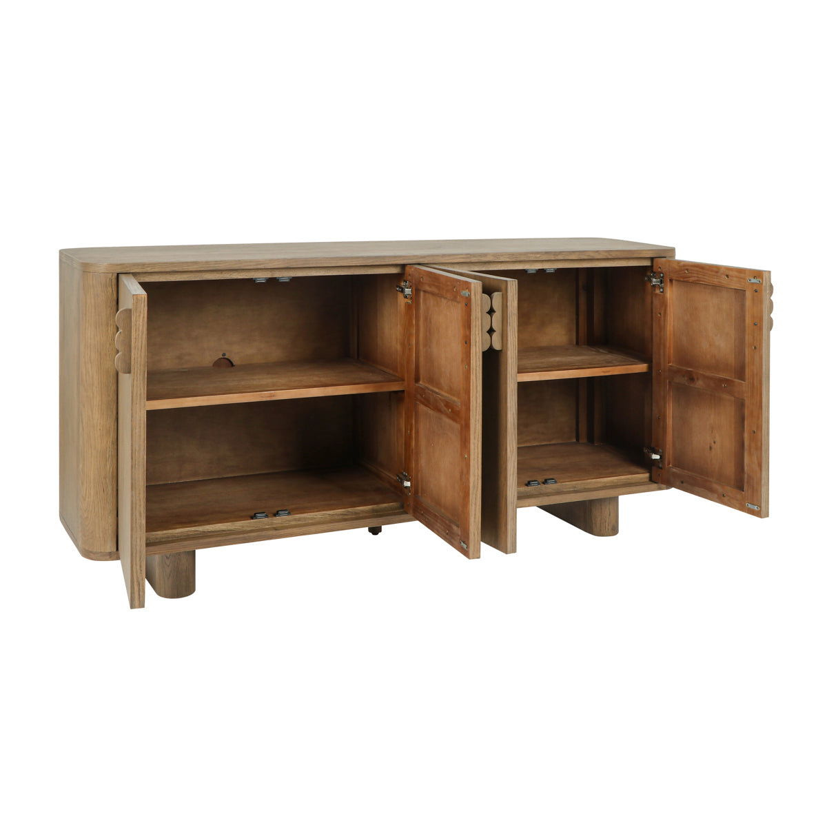 Tacoma - 4 Door Sideboard - Tawny Brown