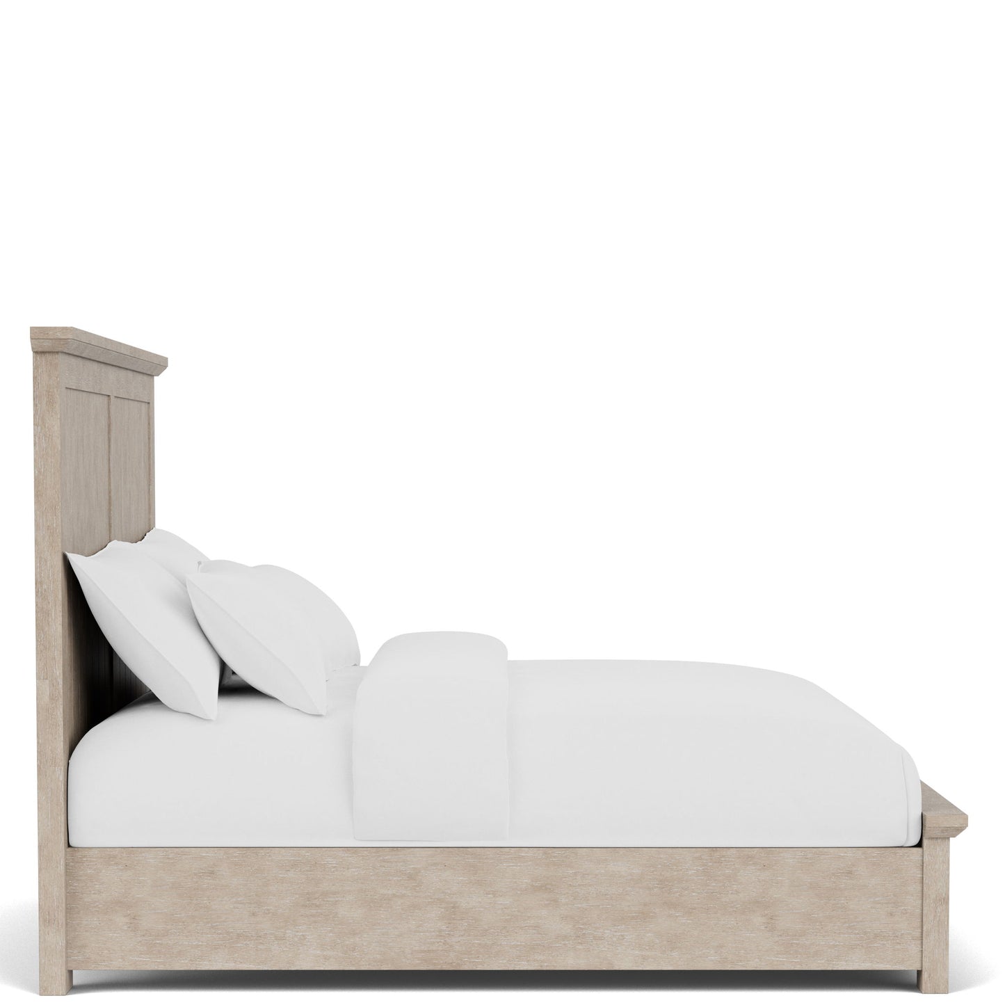 Bennett - Queen Storage Footboard - Frosted Gray