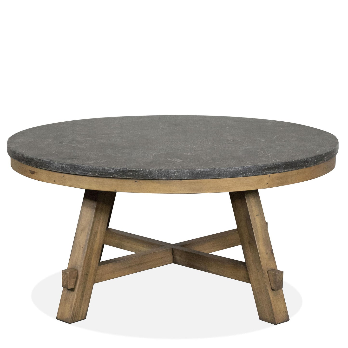 Weatherford - Round Coffee Table Top - Bluestone