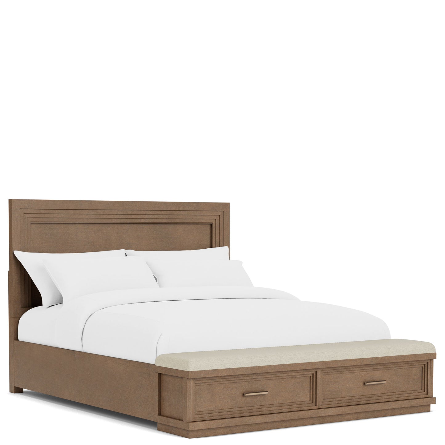 Cascade - Queen Panel Footboard - Casual Mink