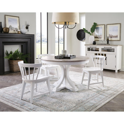 Cora - Round Dining Table Top - Cloud / Fog