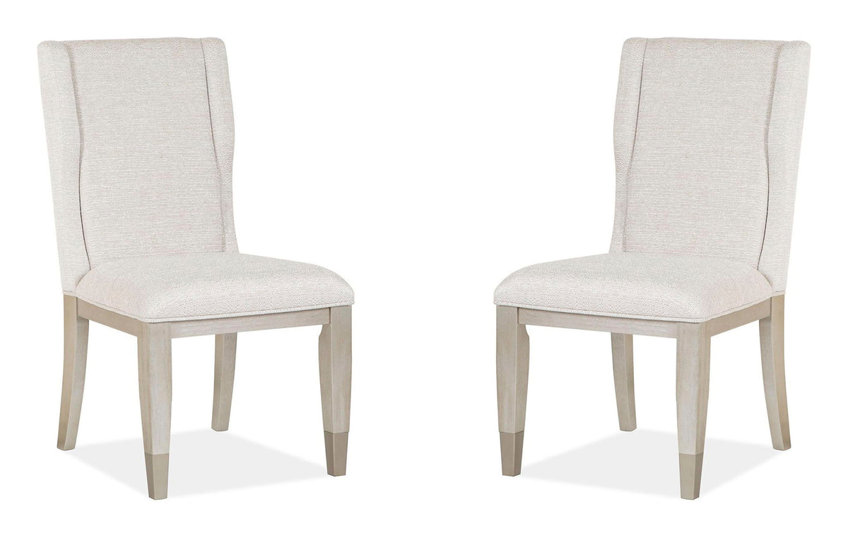 Lenox - Upholstered Host Side Chair (Set of 2) - Acadia White