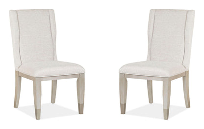Lenox - Upholstered Host Side Chair (Set of 2) - Acadia White