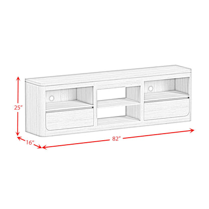 Rosalie - 3 Piece Entertainment Unit With 82" TV Console
