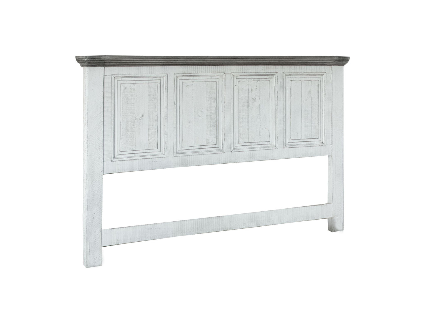 Luna - King Headboard - Off-White / Gray