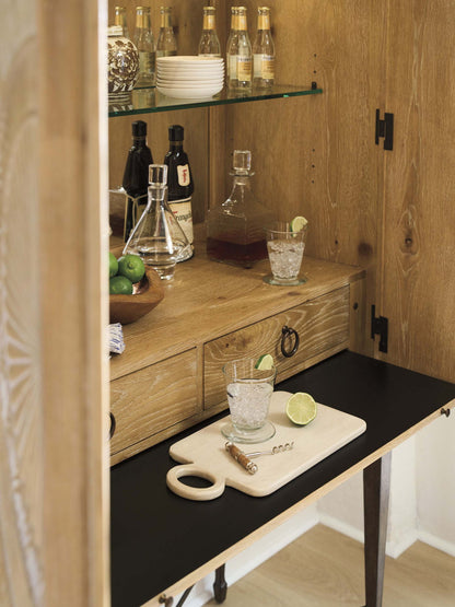 Montecito - Hammond Bar Cabinet - Light Brown