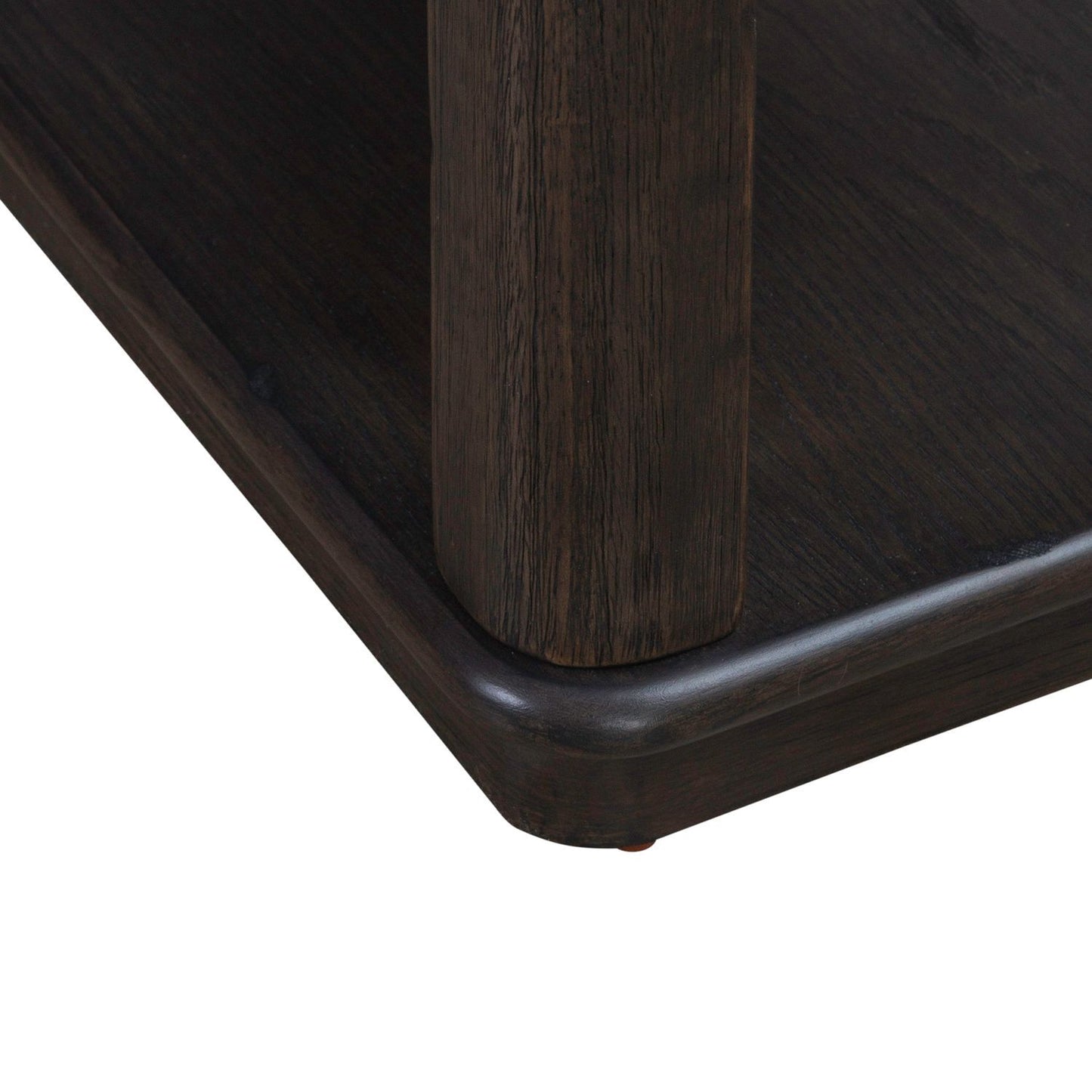Wallace - Chair Side Table - Aged Oak