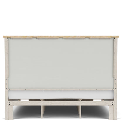 Glenndale - Queen / King Storage Rails - Aged White