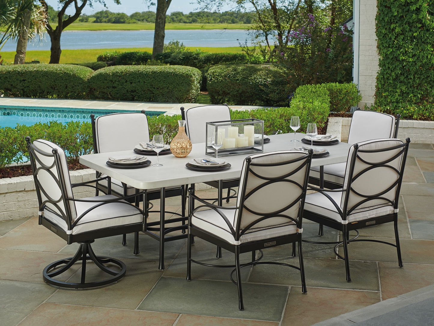 Pavlova - Rectangular Dining Table - White