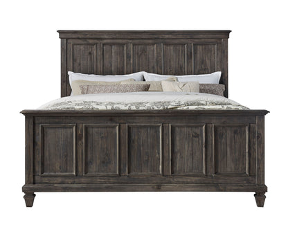 Calistoga - Queen Panel Bed Footboard - Weathered Charcoal