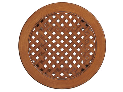 Harbor Isle - Round End Table - Dark Brown