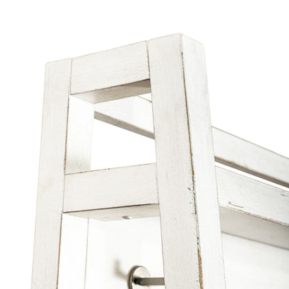 Modern Farmhouse - Hall Tree Top - White