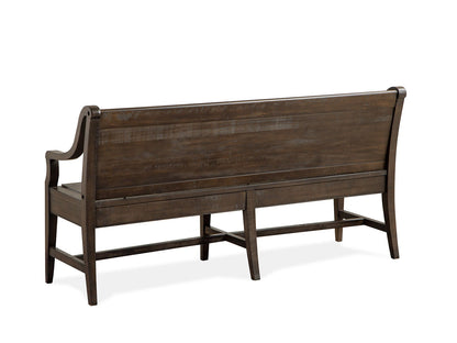 Westley Falls - Bench With Back - Graphite