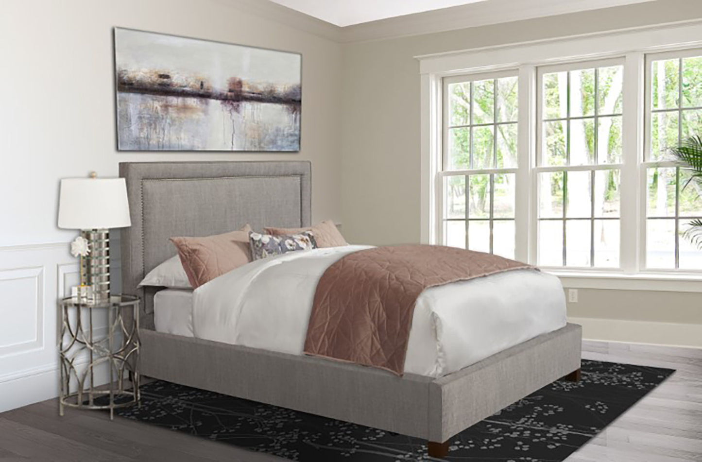 Cody - Queen Footboard And Rails - Cork Natural
