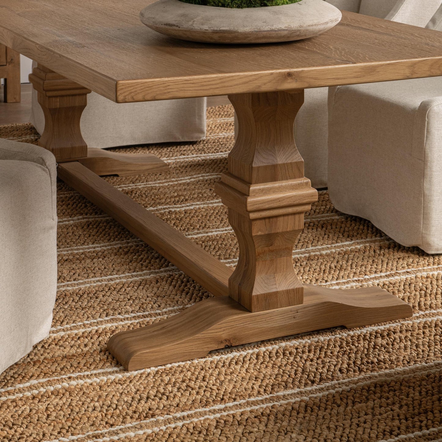 Toscana - 98" Dining Table - Hampton Sand
