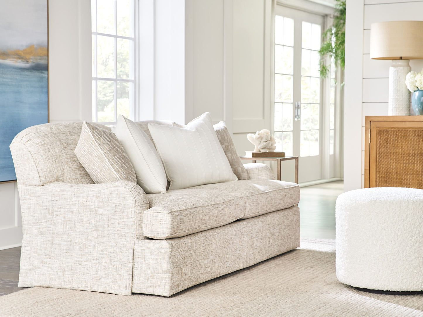 Barclay Butera Upholstery - Woods Cove Apartment Sofa - Beige