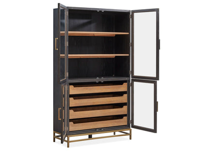 Lindon - Two Tone Dining Cabinet - Coffee Bean