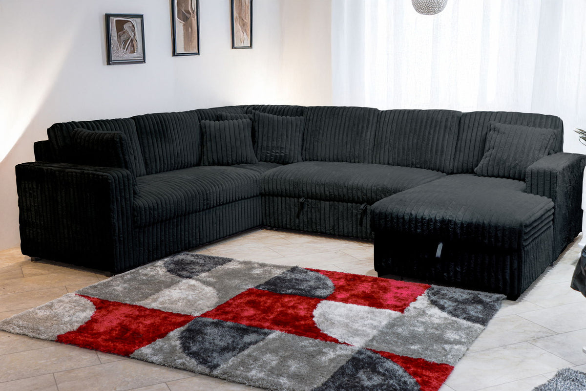 Bliss - Loveseat With Pull Out Bed - Midnight