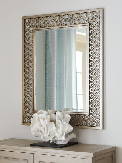 Malibu - Manzanita Metal Mirror - Beige