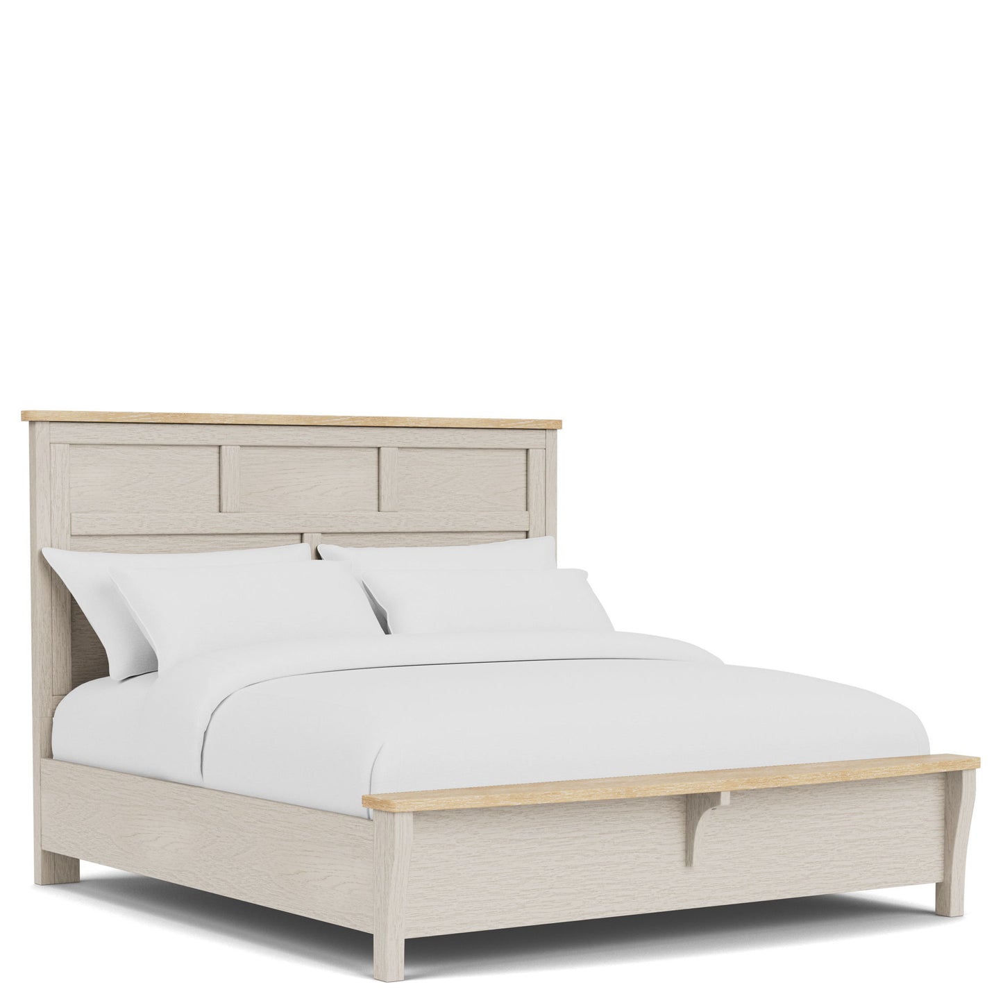 Glenndale - Queen Headboard - Aged White