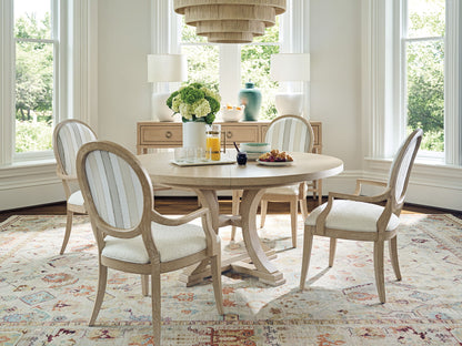 Sunday Morning - Brewster Round Dining Table - Beige