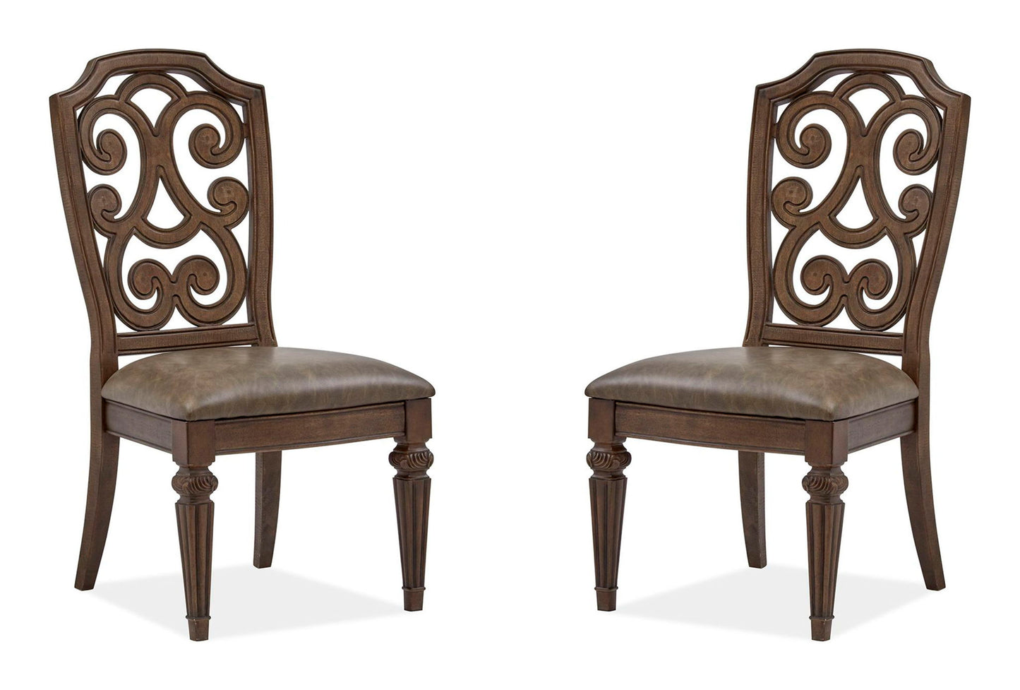 Durango - Wood Dining Side Chair With Upholstered Seat (Set of 2) - Willadeene Brown