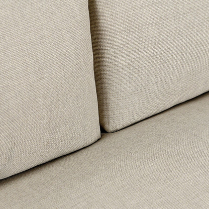 Livia - Teak Outdoor Sofa - Taupe