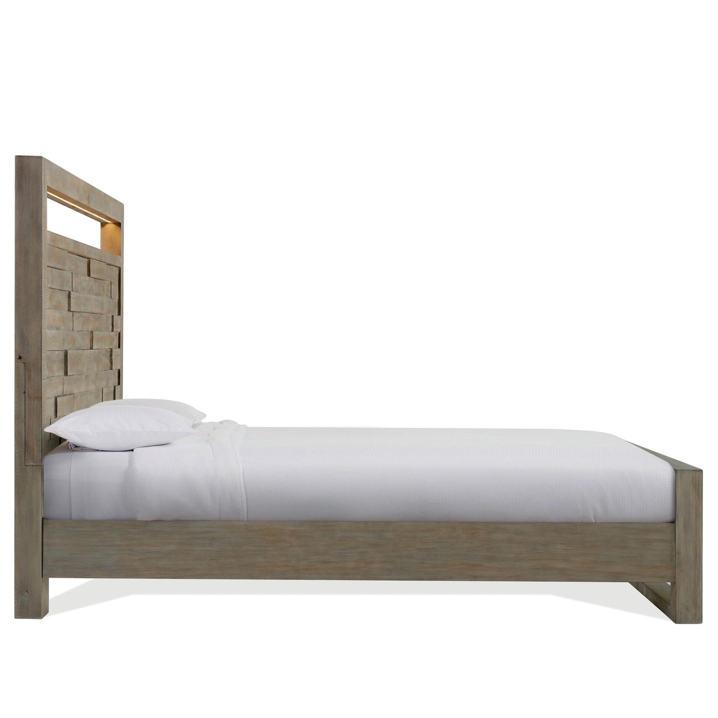Intrigue - King / California King LED Panel Headboard - Hazelwood