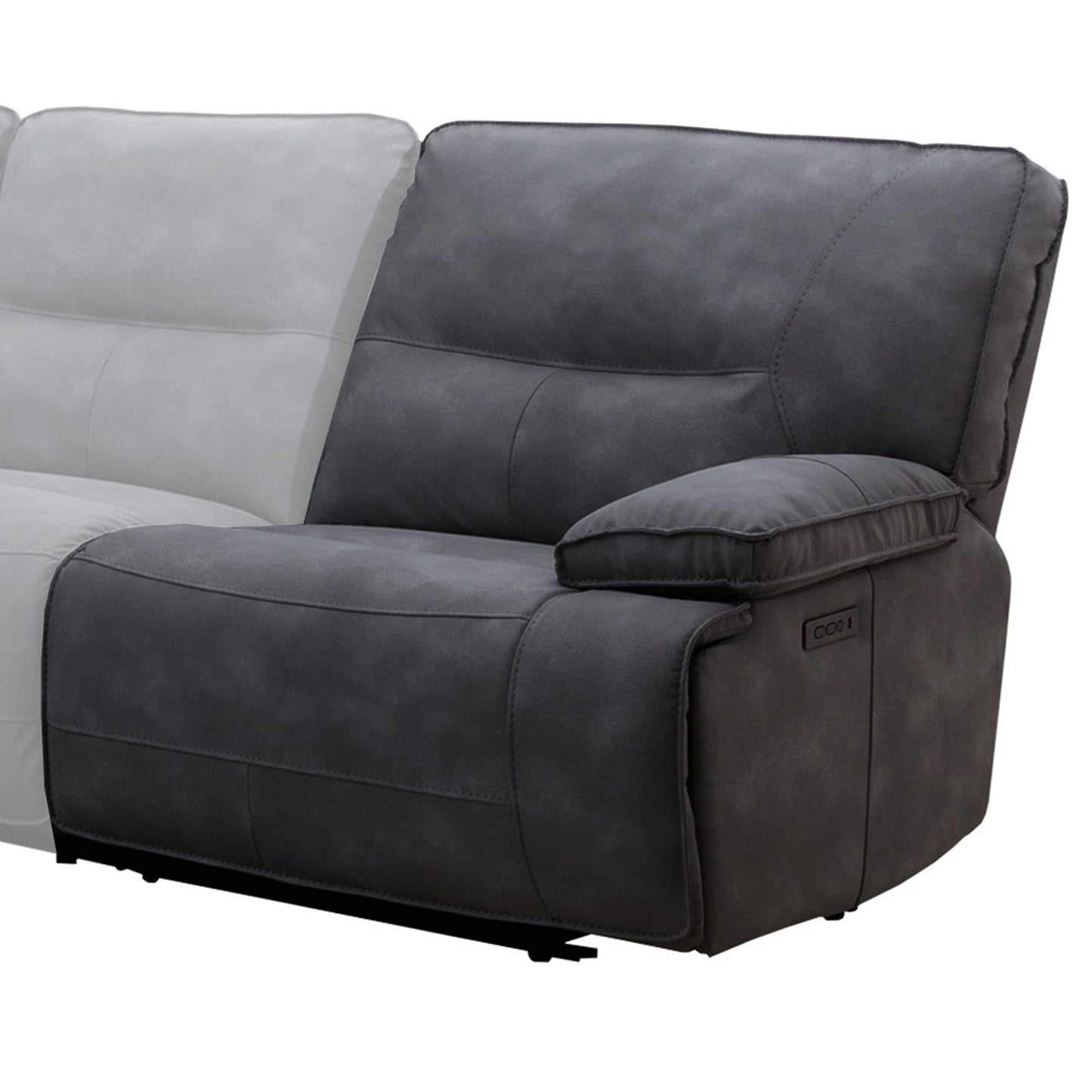 Gladiator - Zero Gravity Power Right Arm Facing Recliner - Cobalt