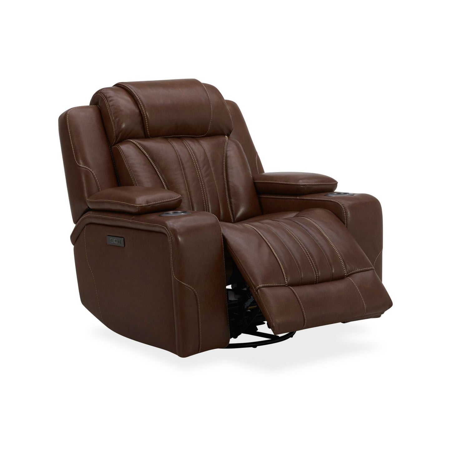 Caswell - Swivel Glider Recliner P2 - Nature Chestnut