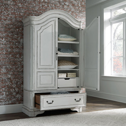 Magnolia Manor - Armoire Top - Antique White