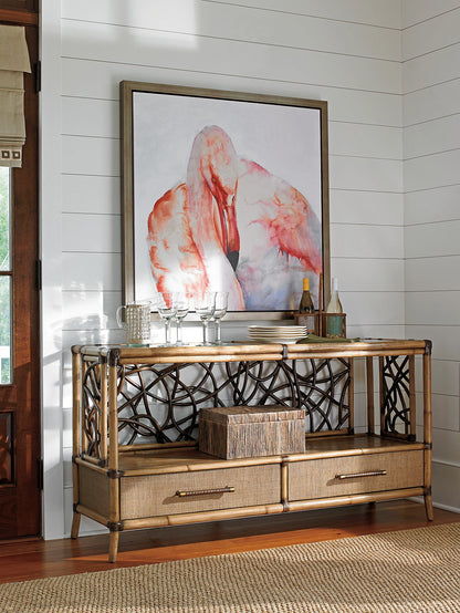 Twin Palms - Sonesta Serving Console - Light Brown