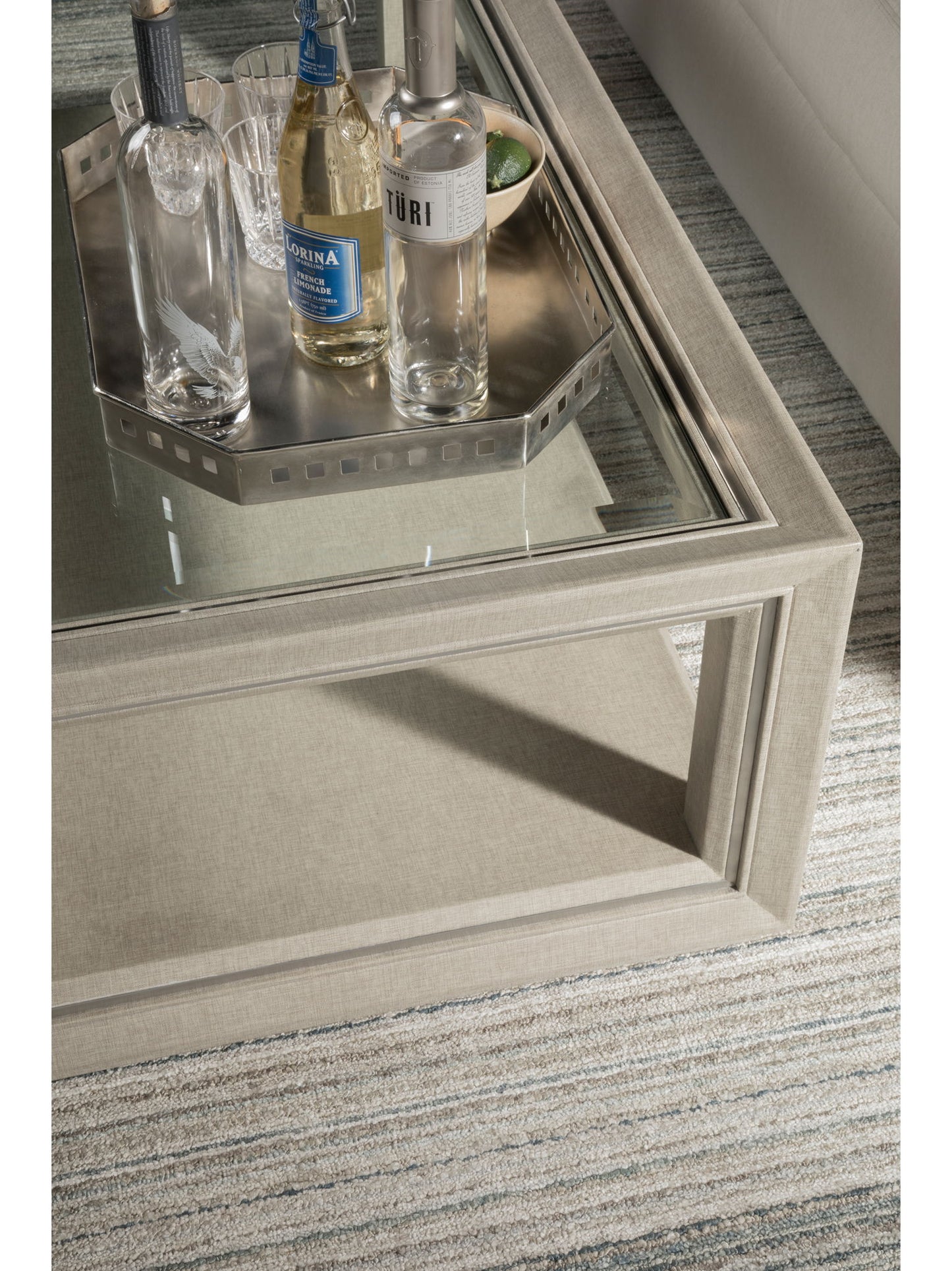 Signature Designs - Zeitgeist Linen Cocktail Table