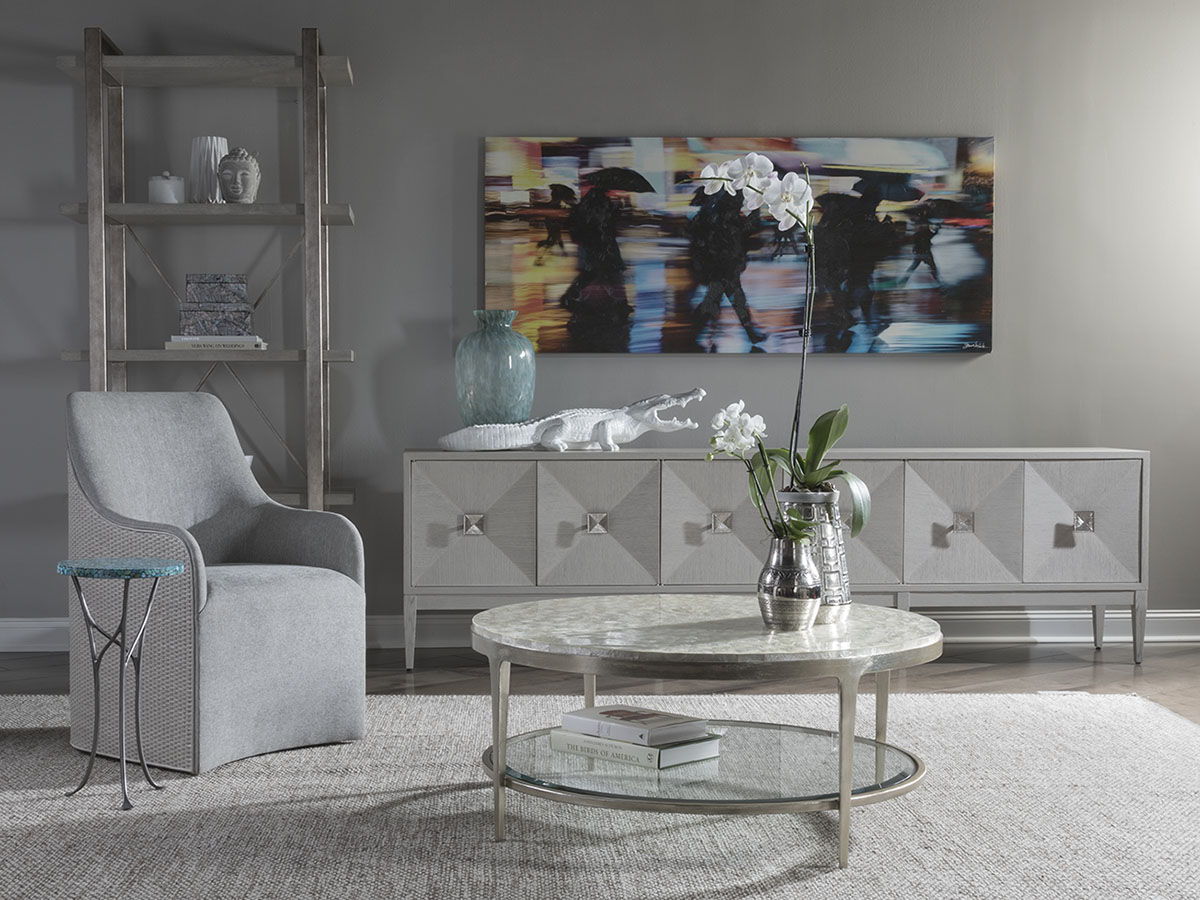 Signature Designs - Soiree Etagere - Dark Gray