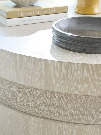 Copacabana - Bianca Round Cocktail Table - White