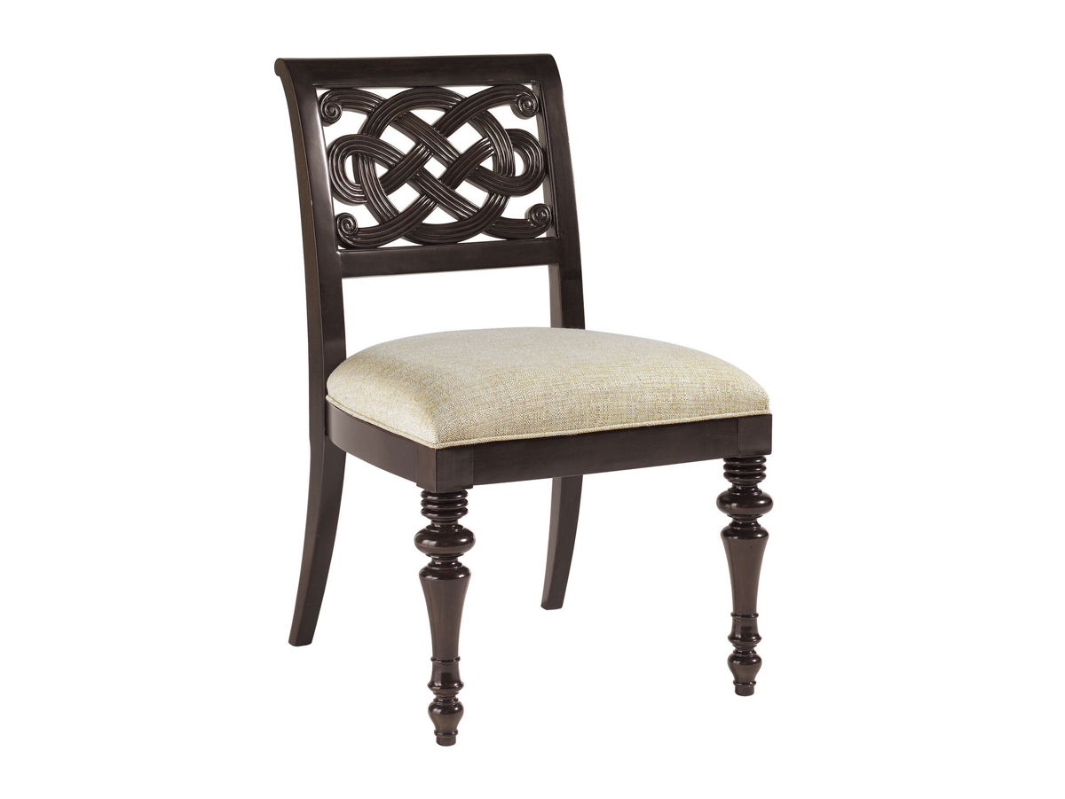 Royal Kahala - Molokai Side Chair - Dark Brown