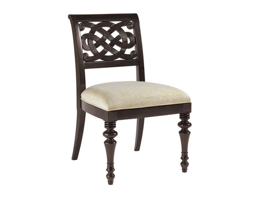 Royal Kahala - Molokai Side Chair - Dark Brown