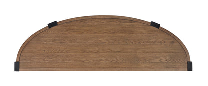 Kaysen - Demilune Sofa Table - Dark Brown