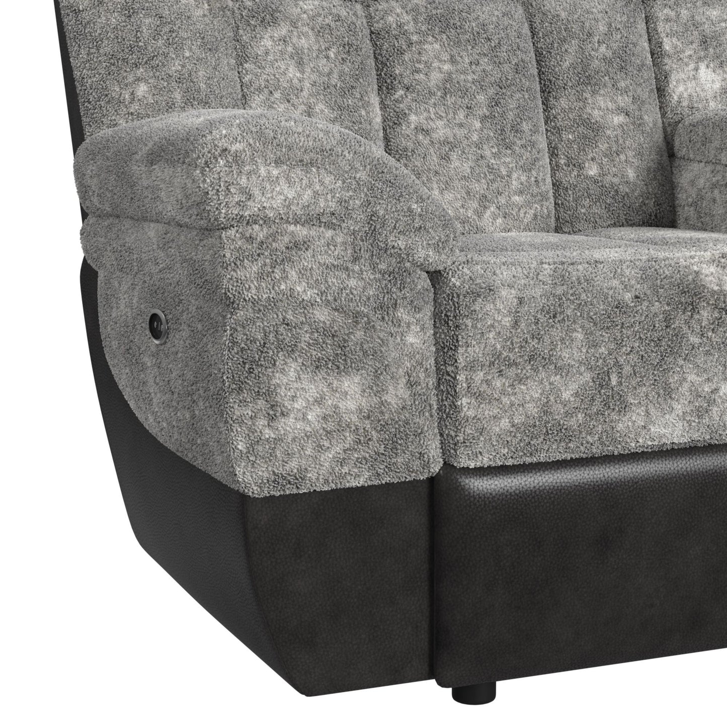 Santorini - RHF Power Motion Recliner - Dillon / Shire Steel